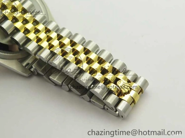 YG Stick Silver Bracelet on SS 126233 Markers ARF Jubilee Dial SS DateJust Best Edition 36 YG 1:1 SH3135 0505